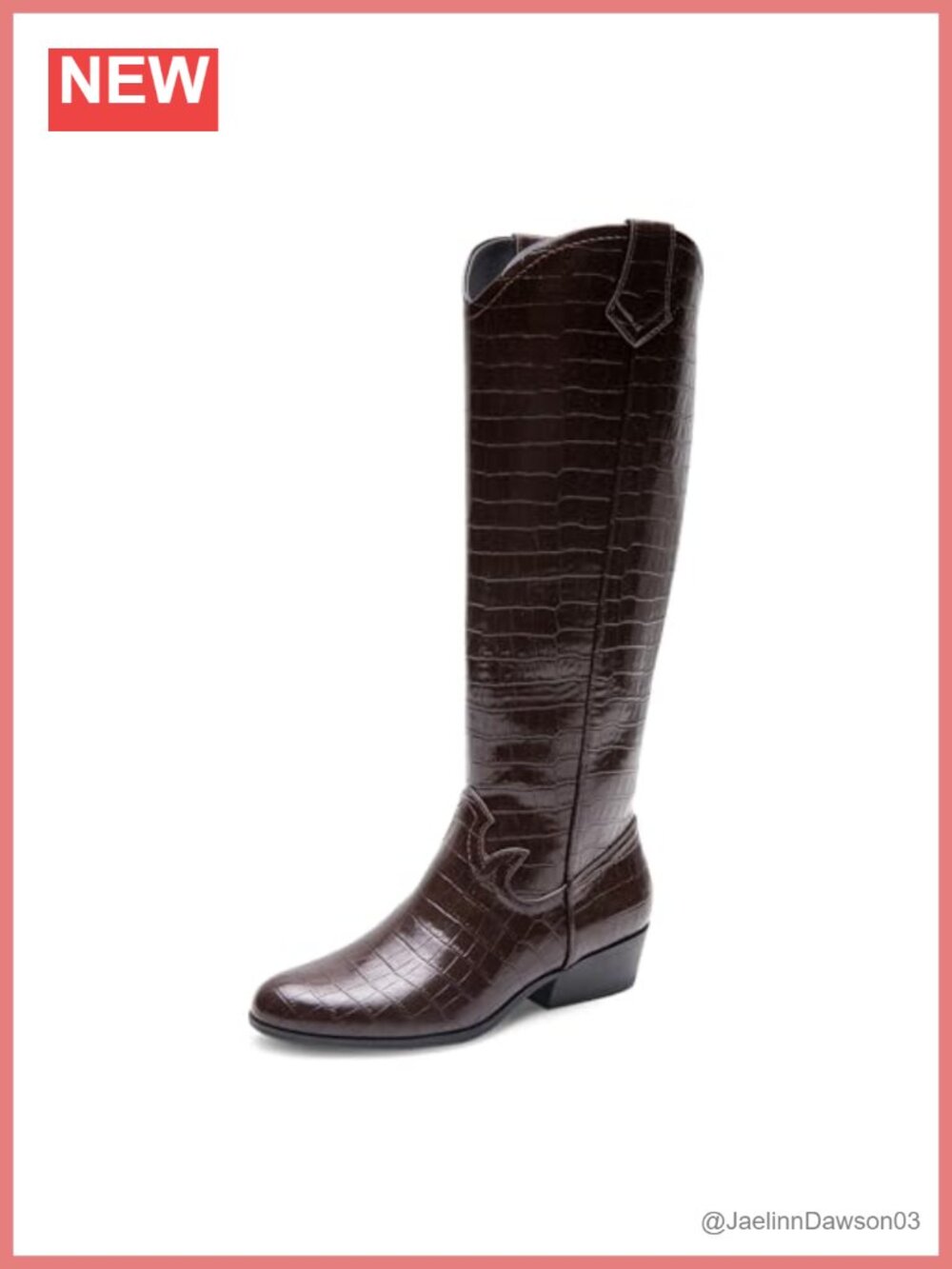 Aerosoles Cadence Faux Leather Knee-High Boot with Side Zip